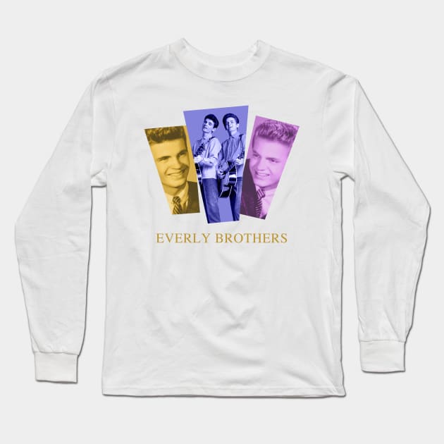 The Everly Brothers Long Sleeve T-Shirt by PLAYDIGITAL2020